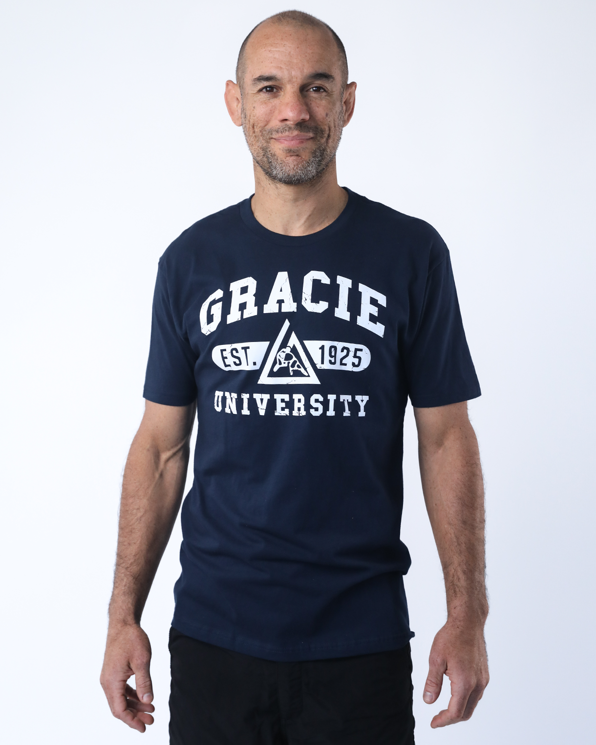 Gracie University Tee Navy (Men)