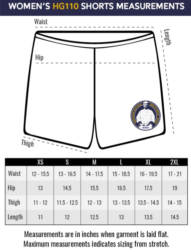 Gracie Helio Gracie 110 Combat Shorts (Women)