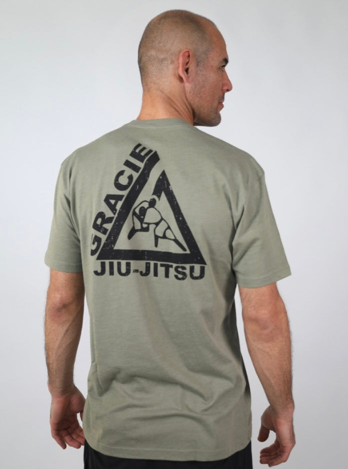 Gracie University Tee Olive (Men)