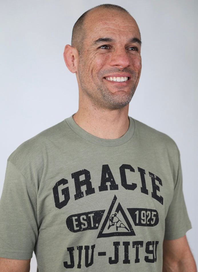 Gracie University Tee Olive (Men)