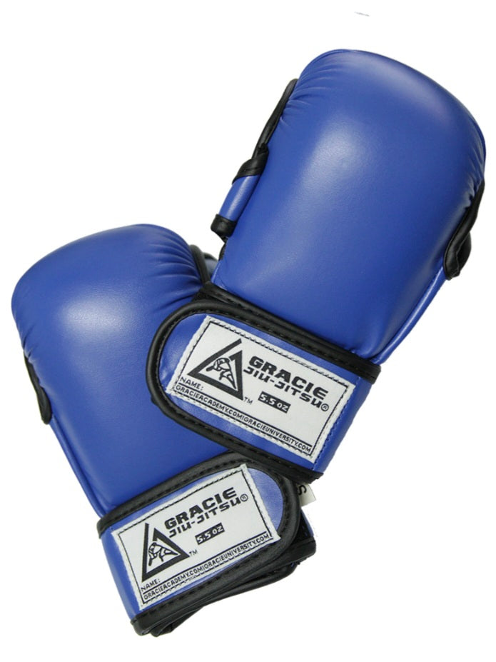 Leather Gracie Triangle 5.5oz Sparring Gloves