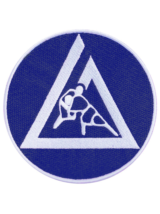 (4") Blue Small Embroidered Gi Patch