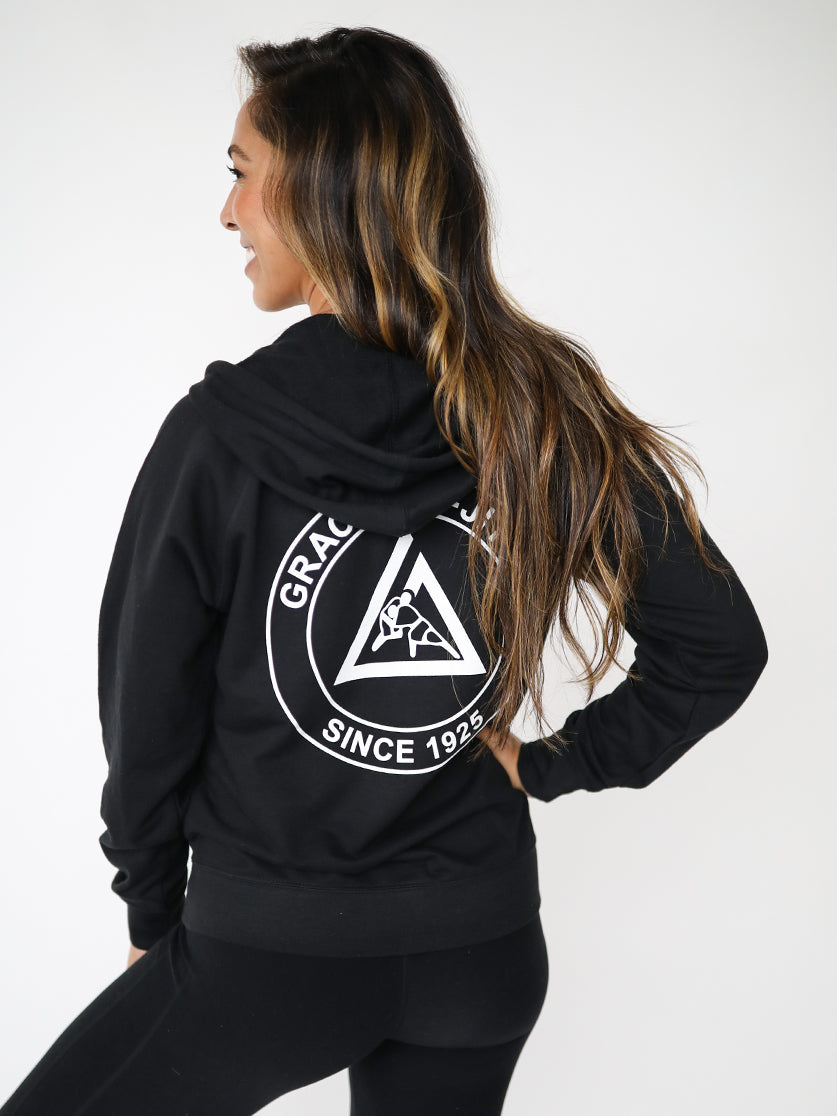 Gracie Black Zip Hoodie